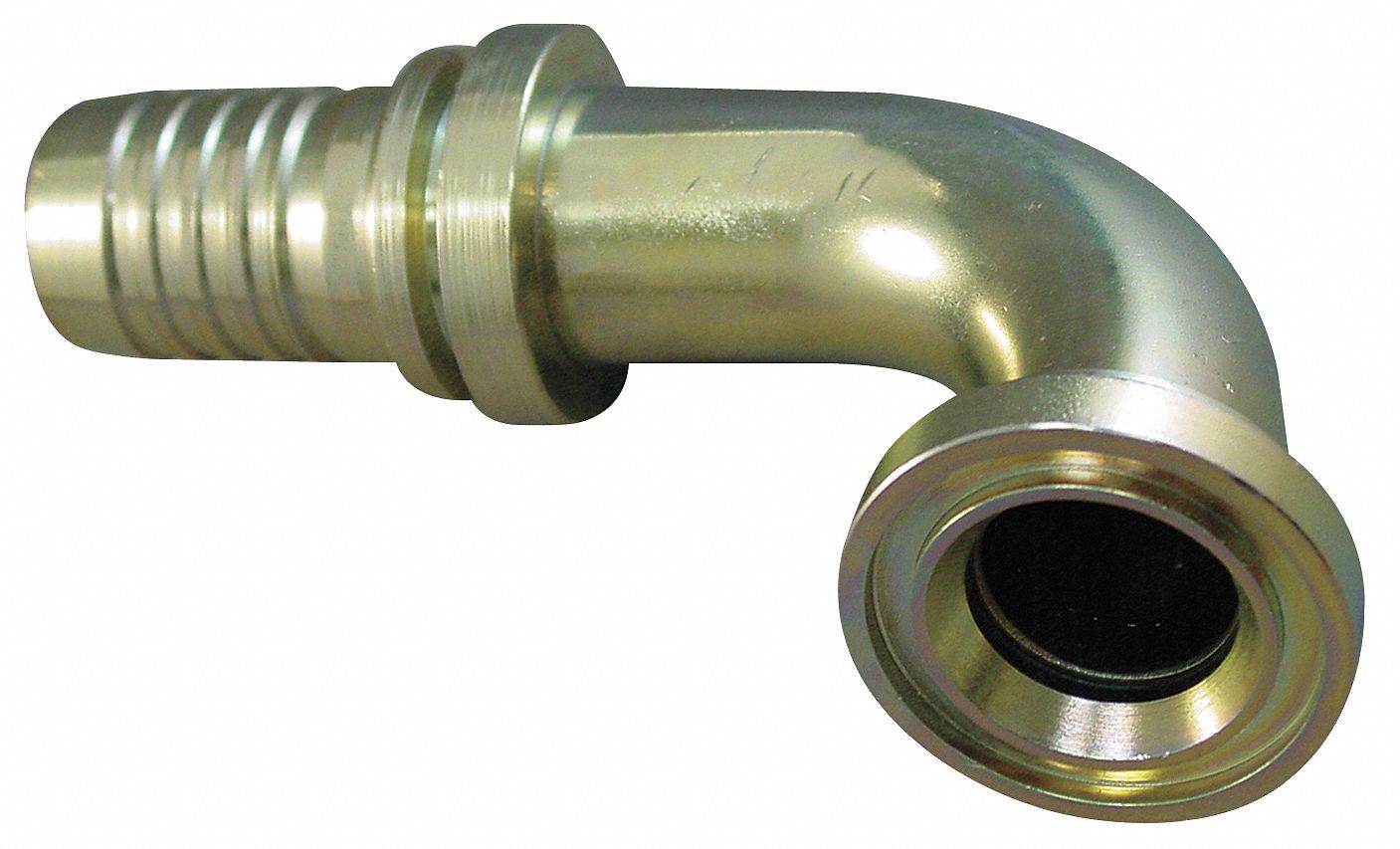 EATON AEROQUIP 90° Elbow Hydraulic Flange Fitting, Steel, ROHS