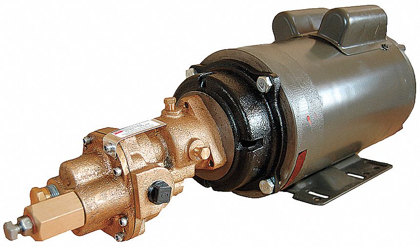 Rotary Gear Pump, Close Coupled, 11/2 HP, Voltage 230/460 Grainger