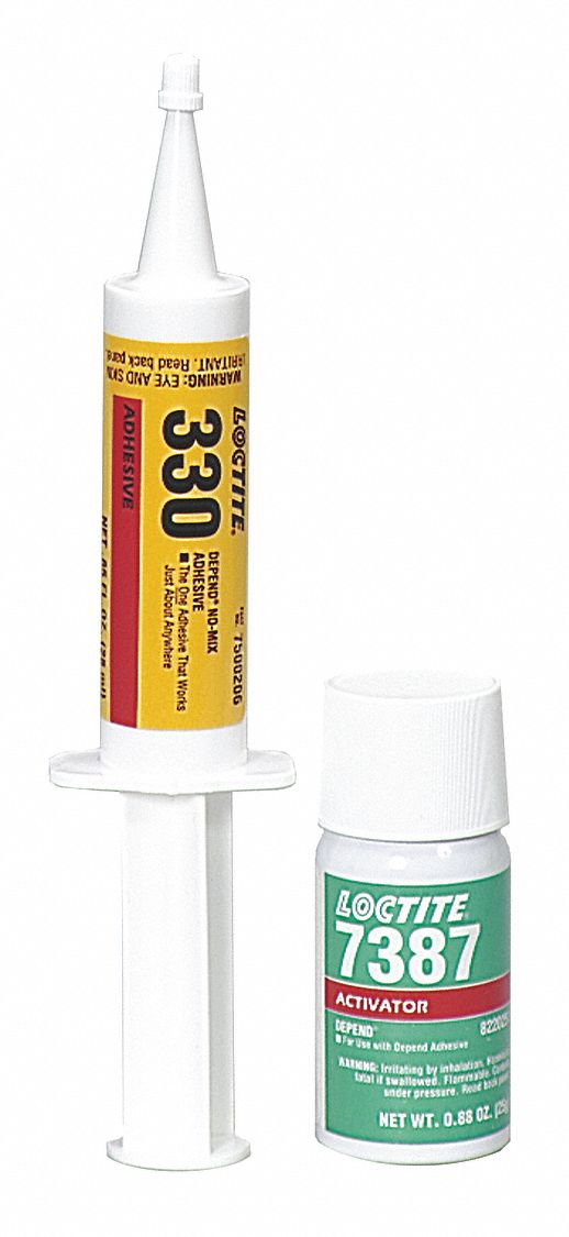 LOCTITE, AA 330, Activator Cured, Acrylic Adhesive 4KL141690727