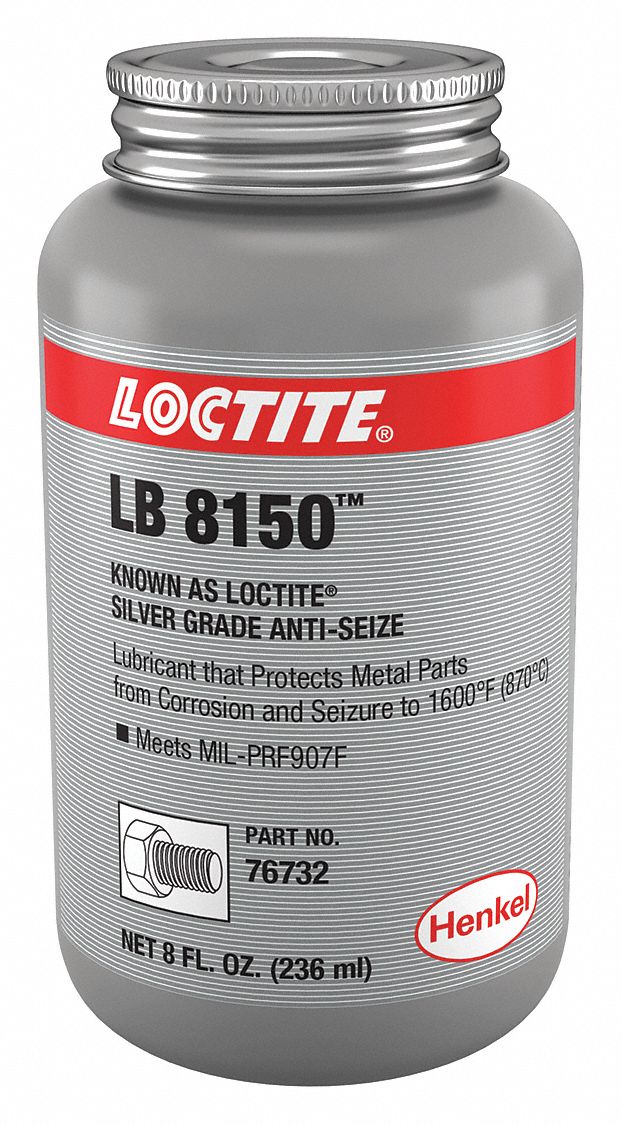 LOCTITE General Purpose AntiSeize, 8 oz, BrushTop Can, Aluminum