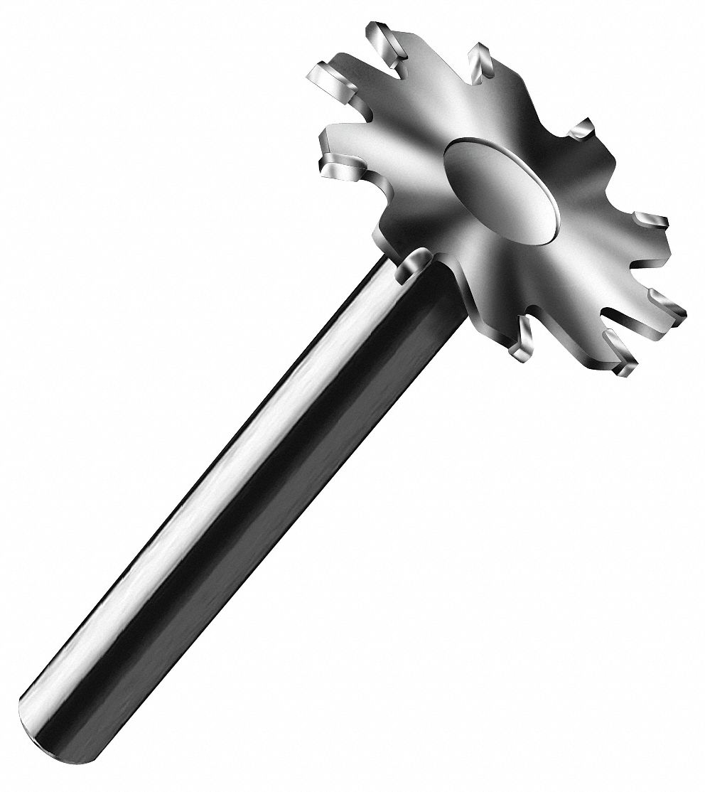 ONSRUD, Carbide Tipped, 2 in Cutter Dia., Slitting End Mill 4KPE170