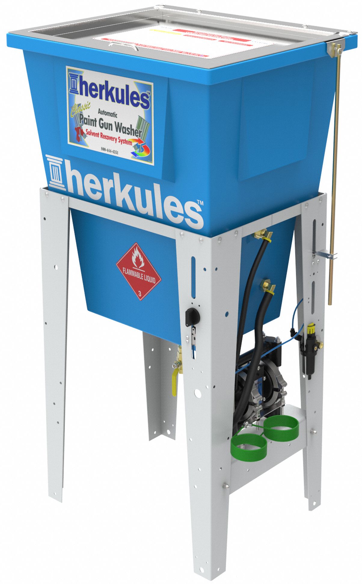 HERKULES Automatic Paint Gun Washer 5 gal Tank Capacity, 24 7/16 in