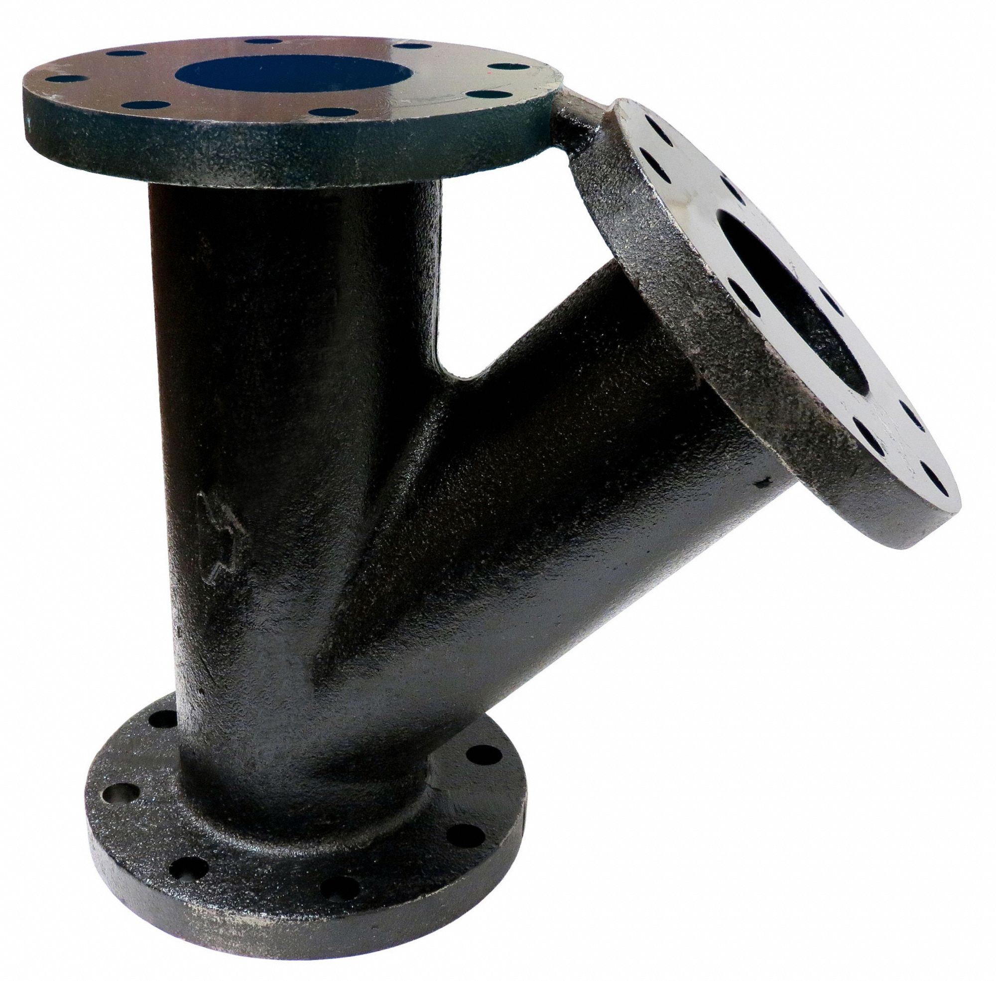 Cast Iron, 3 in x 3 in x 3 in Fitting Pipe Size, Wye 4KWE90306050402