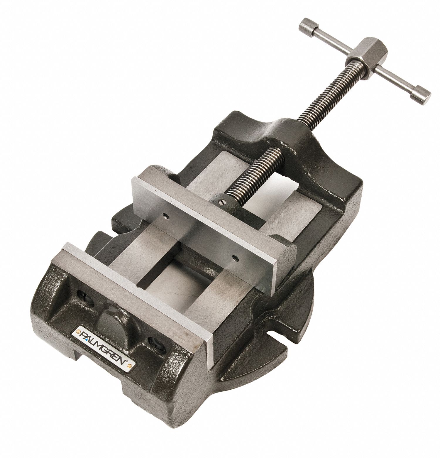 PALMGREN Machine Vise, Machine Vise, 6 in Jaw Opening (In.), 6 in Jaw Width (In.) 4KXE8610