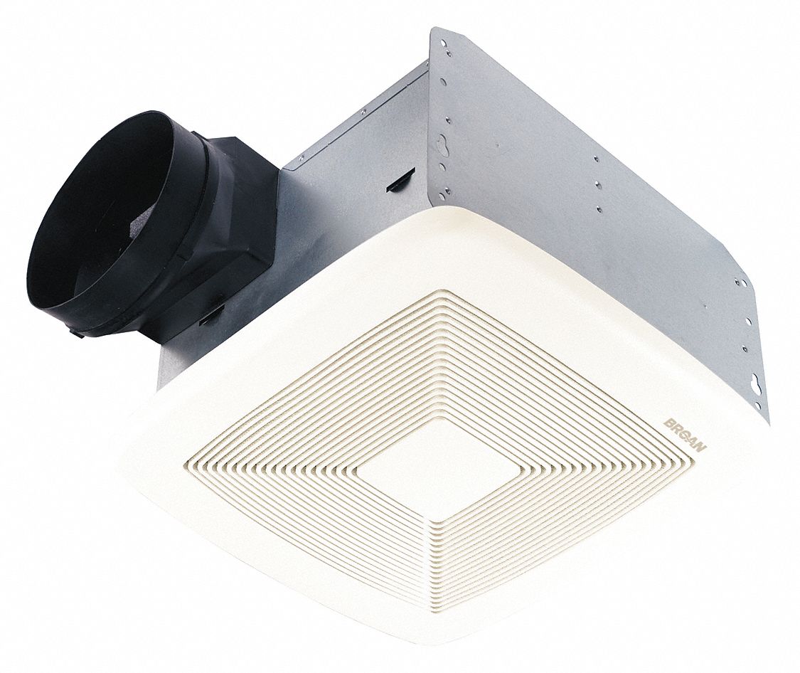 BROAN 113/8" x 101/2" x 75/8" Medium Profile Bathroom Fan, 110 CFM