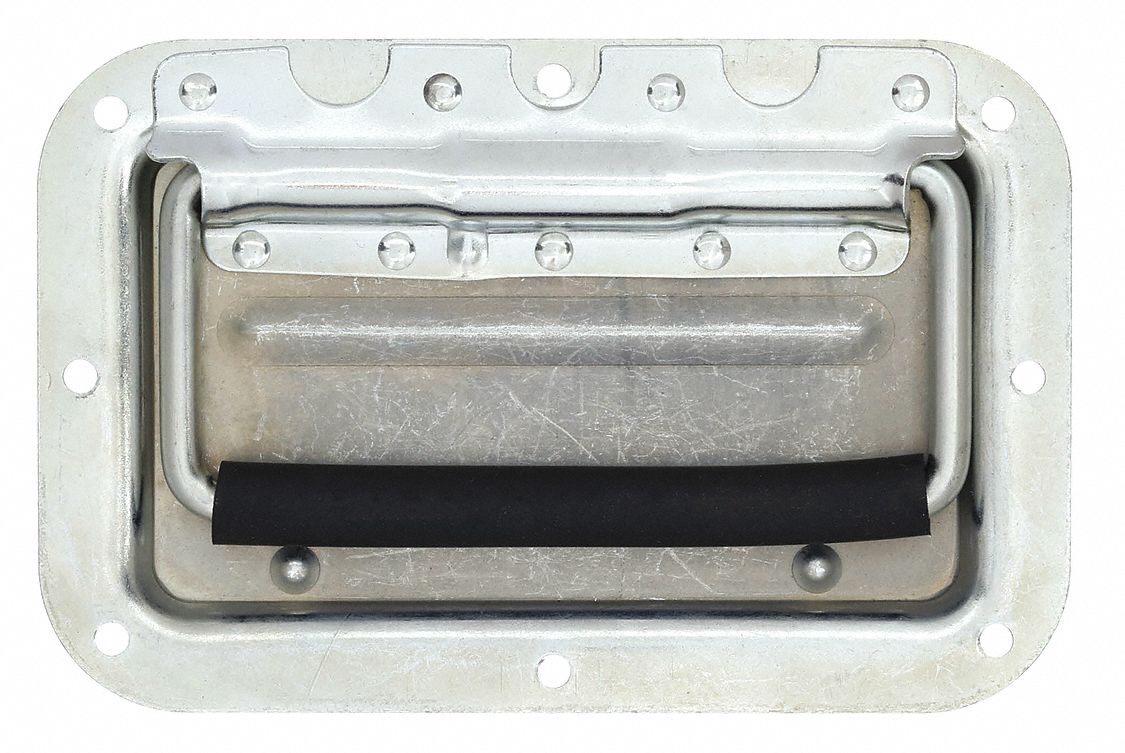 MONROE PMP, Unthreaded Through Holes, Steel, Recessed Folding Pull