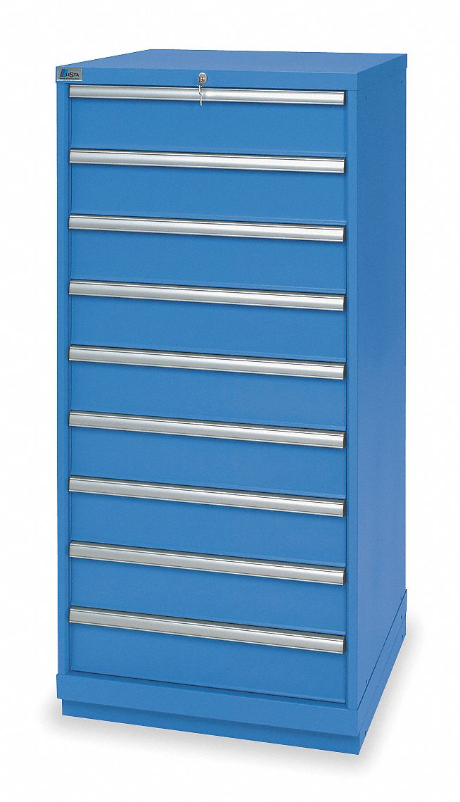 LISTA, 28 1/4 in x 28 1/2 in x 57 1/8 in, 9 Drawers, Modular Drawer