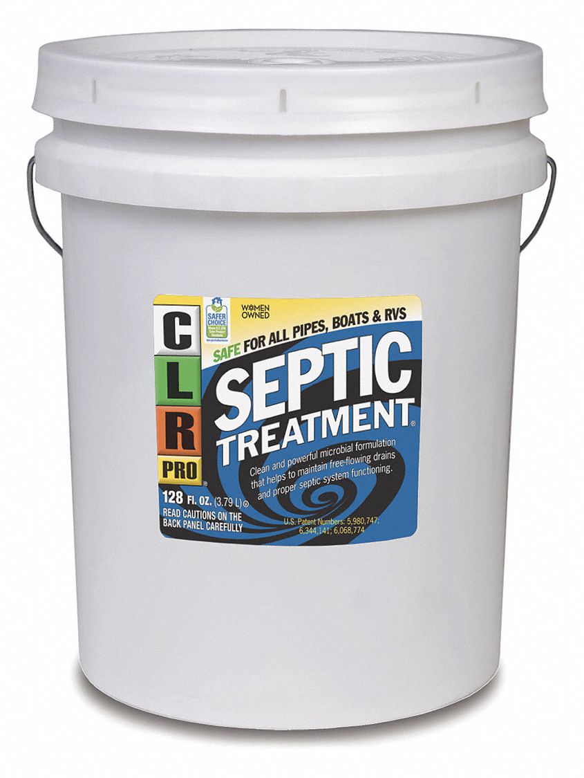 CLR, Bucket, 5 gal, Septic Tank Treatment 4LEZ9GSEP5 Grainger