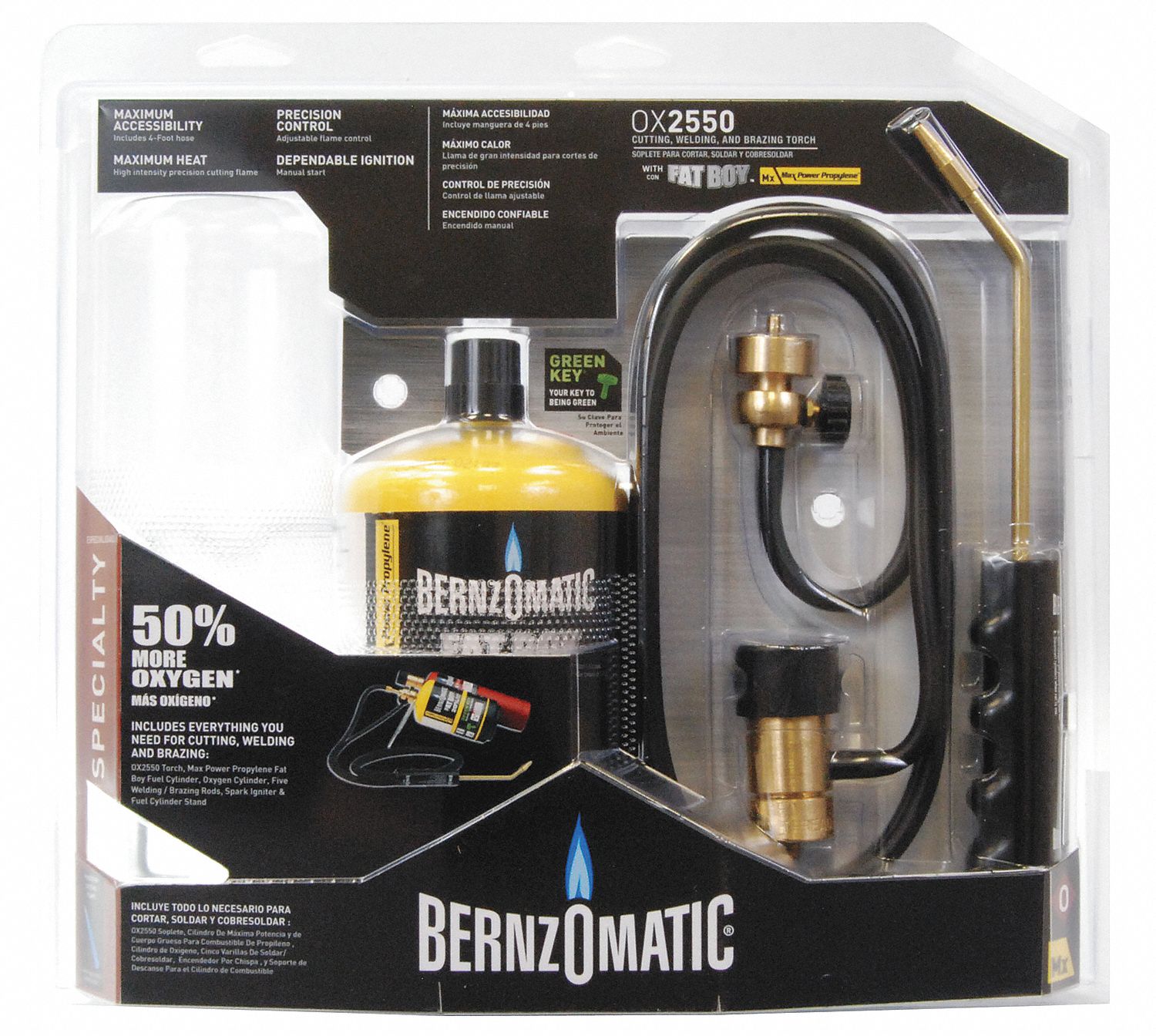 BERNZOMATIC Pencil Torch Kit, Self Igniting, 4500°F Propane Temp., 5300