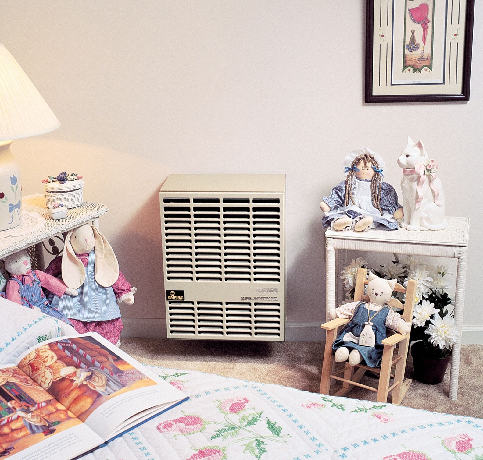 EMPIRE Wall Furnace, Direct, 750mV, NG, 15K BtuH 4LFZ8DV215SGNAT