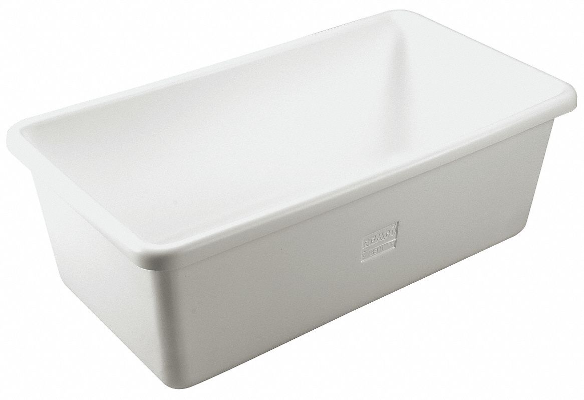 REMCO White, Transport Storage Tub, 10.2 cu ft 4LMJ869115 Grainger