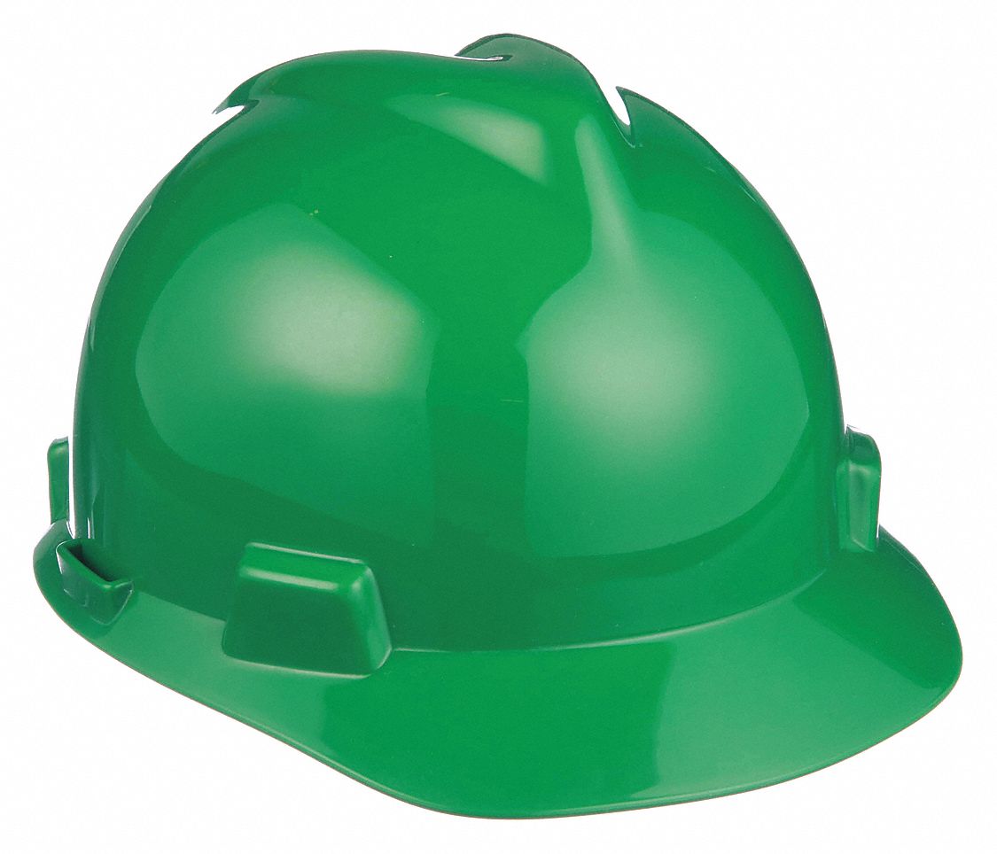 Green, No Graphics, Hard Hat 4LN76463946 Grainger