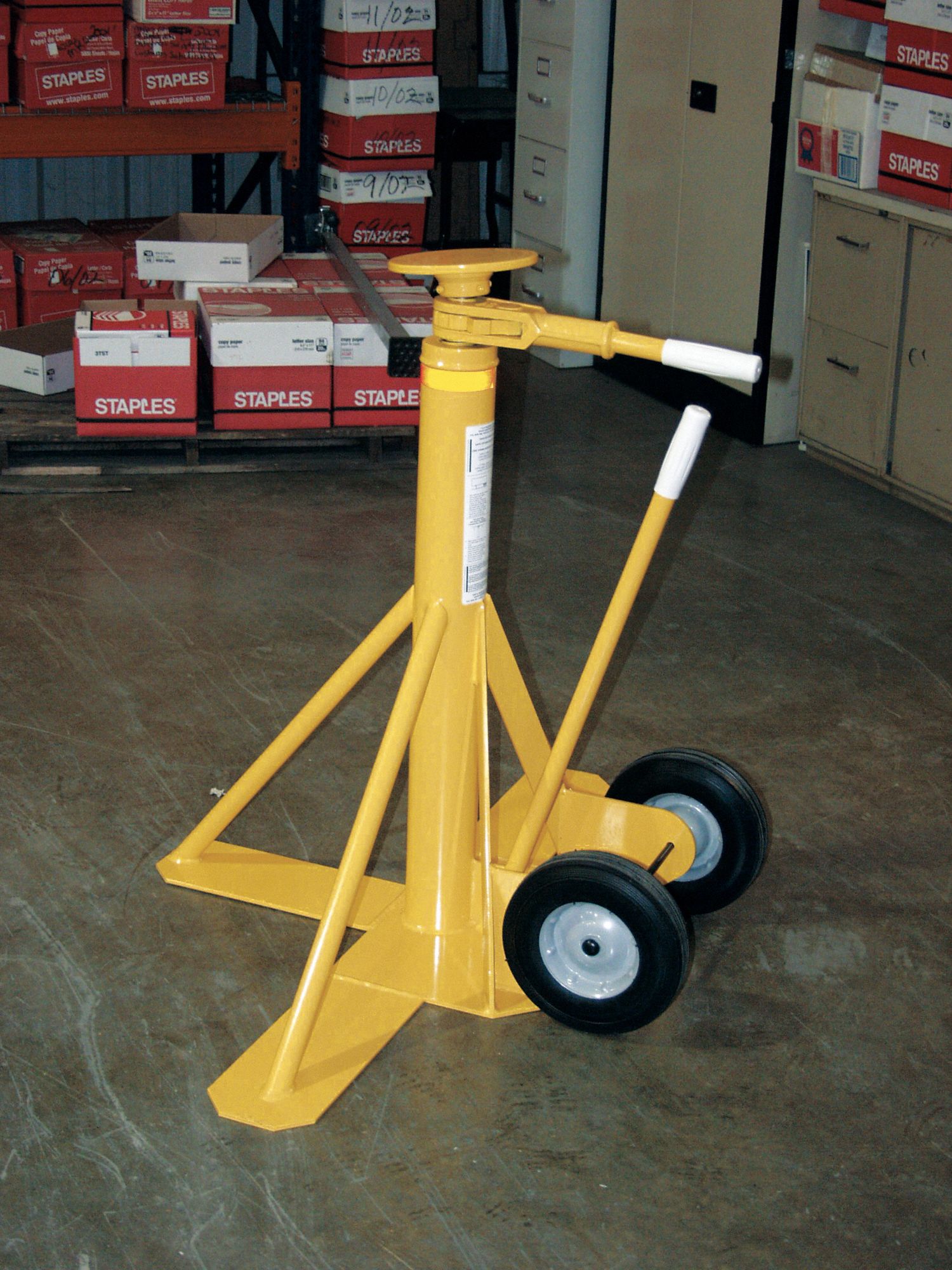 Trailer Stabilizer Jack, 80000 lb Static Load Capacity Grainger