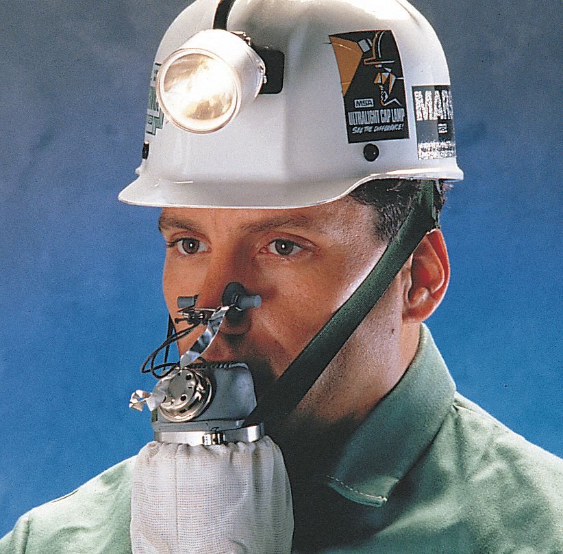 MSA, 60 min Escape Duration, Carbon Monoxide, Self Rescuer Respirator