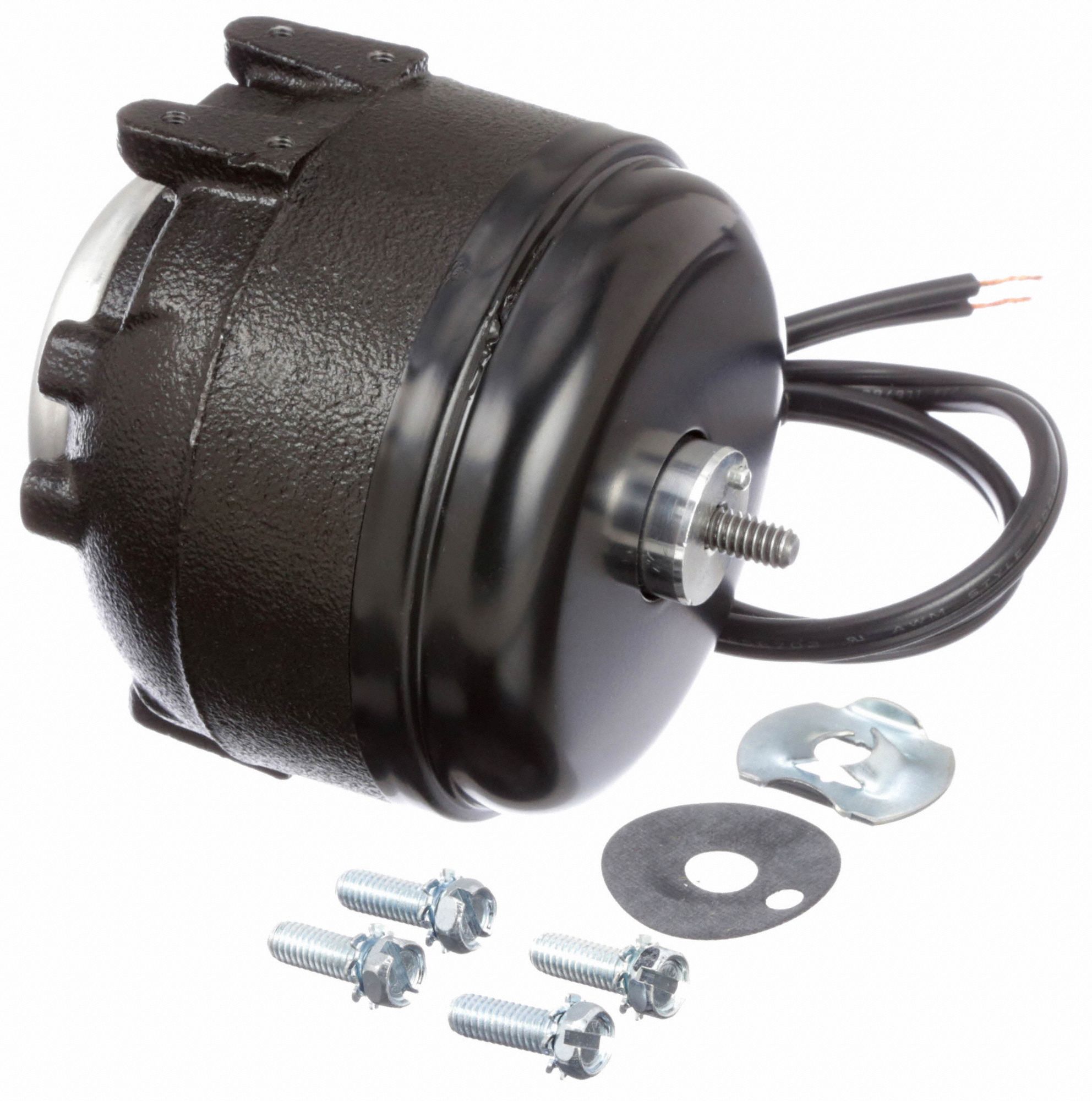 EM&S Unit Bearing Motor, 1/30 HP, Shaded Pole, Nameplate RPM 1,500, No