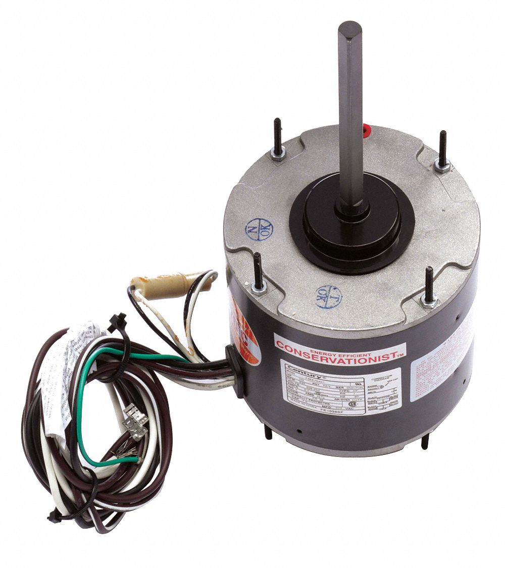 CENTURY Condenser Fan Motor, 1/3 HP, Permanent Split Capacitor