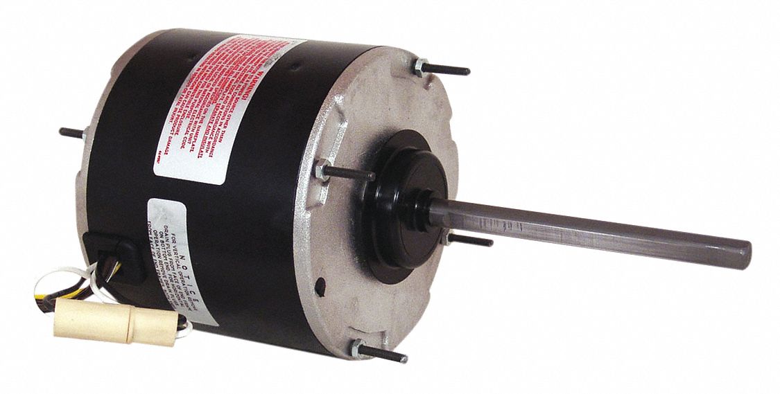CENTURY 1/4 HP Condenser Fan Motor,Permanent Split Capacitor,1075