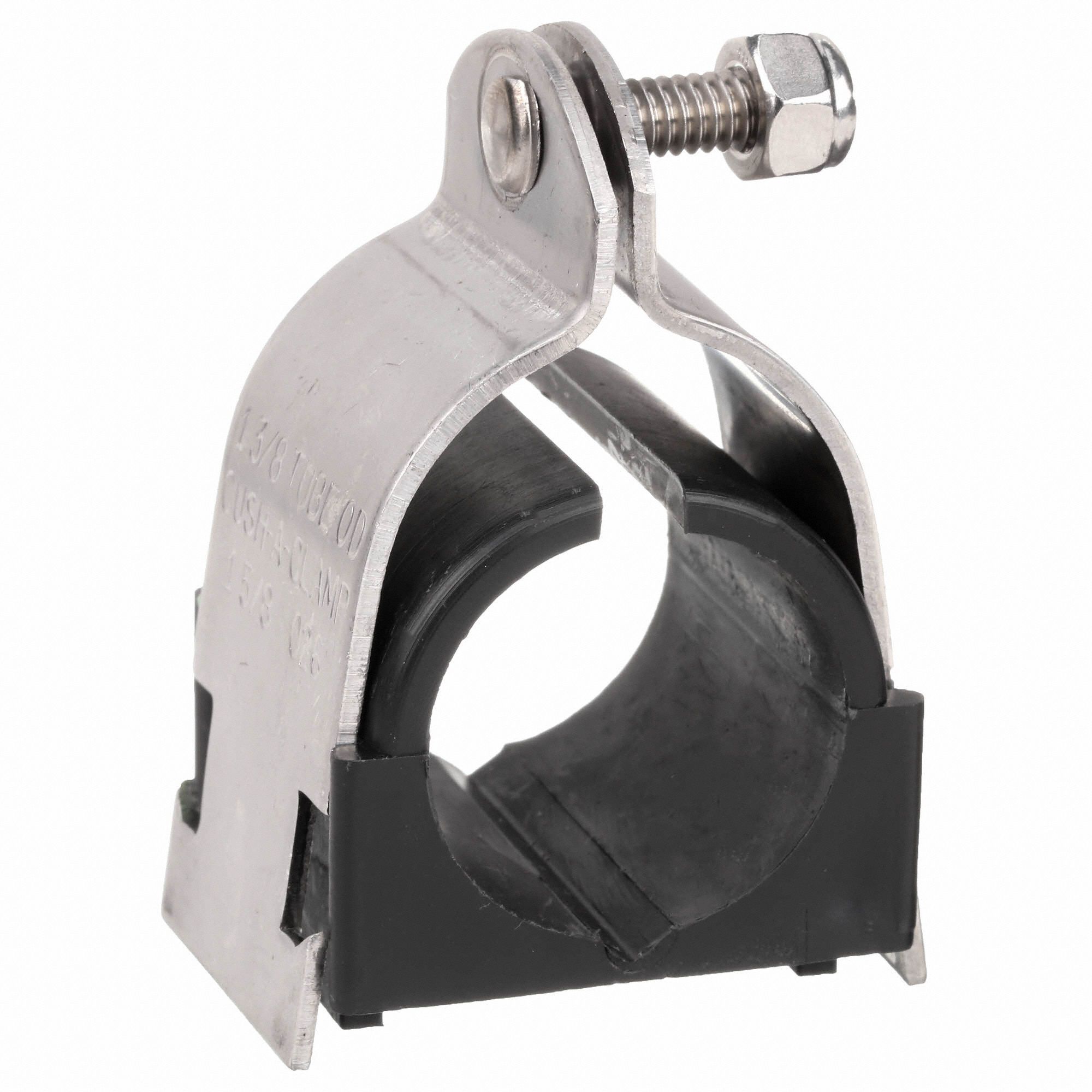 ZSI Strut Mounted Cushioned Clamp, Stainless Steel Type 304 4MUZ4