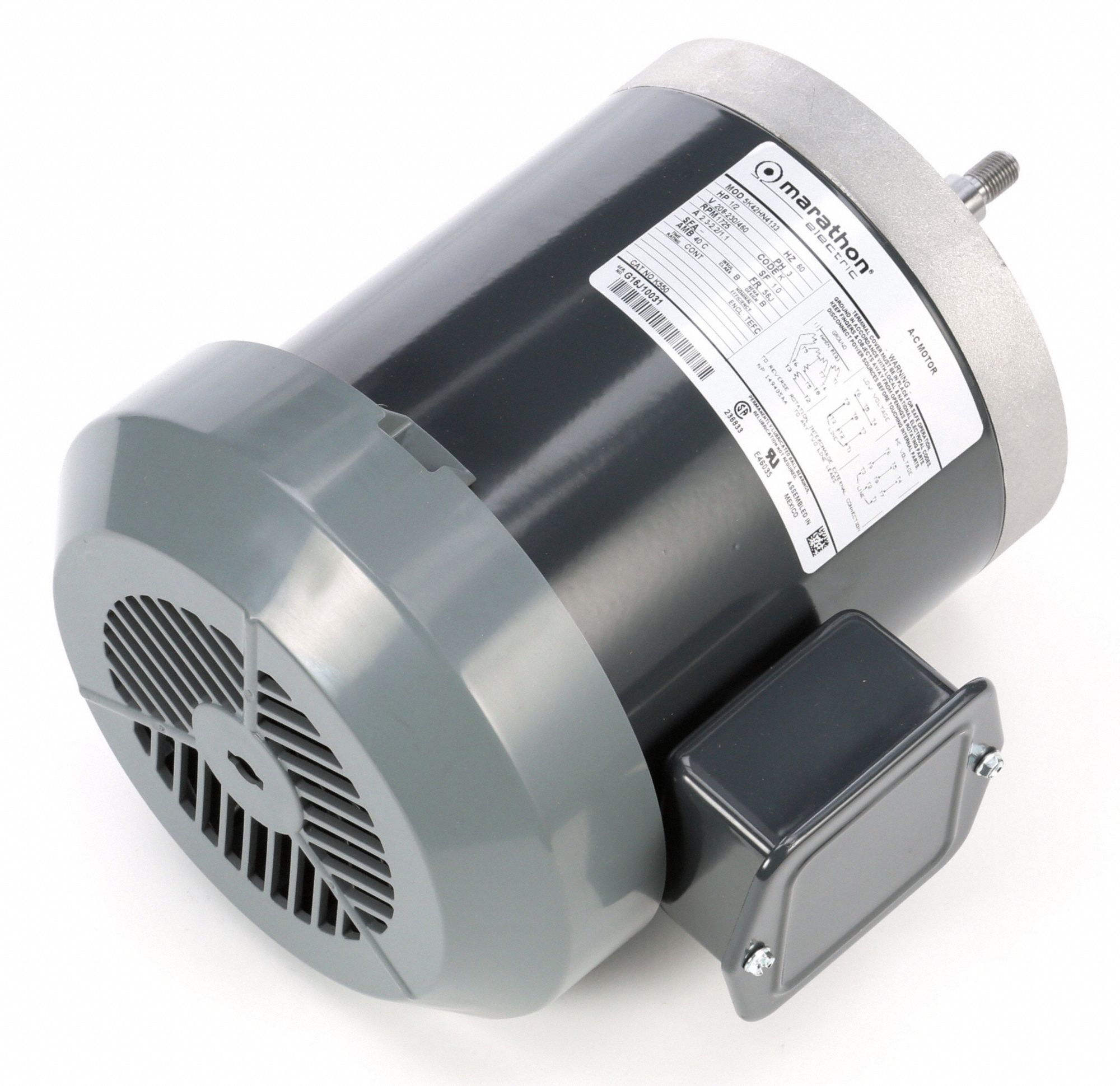 MARATHON MOTORS Jet Pump Motor Totally Enclosed FanCooled, Face