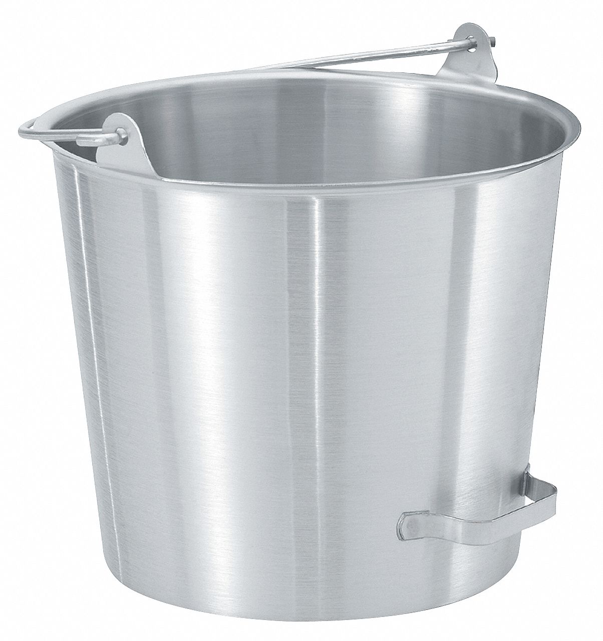 VOLLRATH Stainless Steel Dairy Pail, Silver 4NEA458161 Grainger