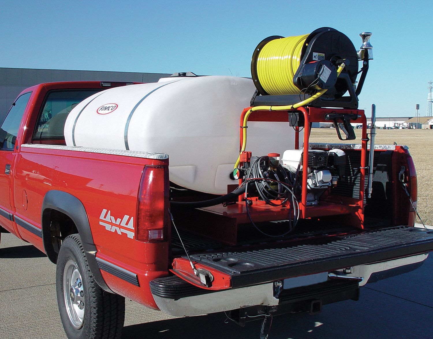 FIMCO Skid Sprayer 300 gal Tank Capacity, 10.6 gpm Flow Rate, 580 psi