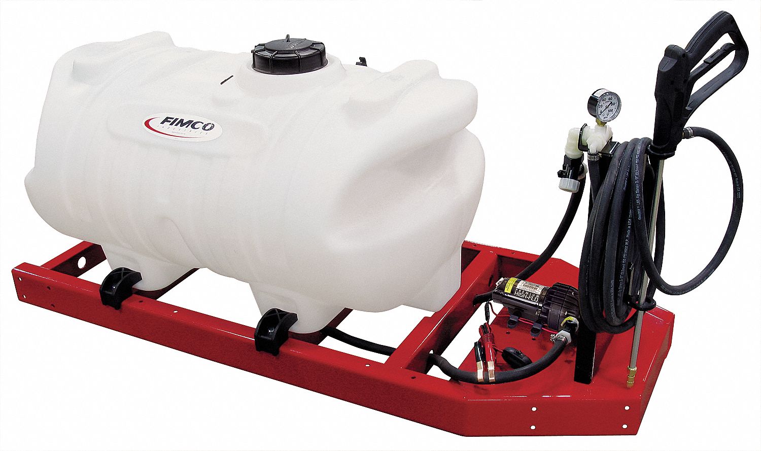 FIMCO Skid Sprayer, Tank Capacity 60 gal, Flow Rate 2.1 gpm, 60 PSI