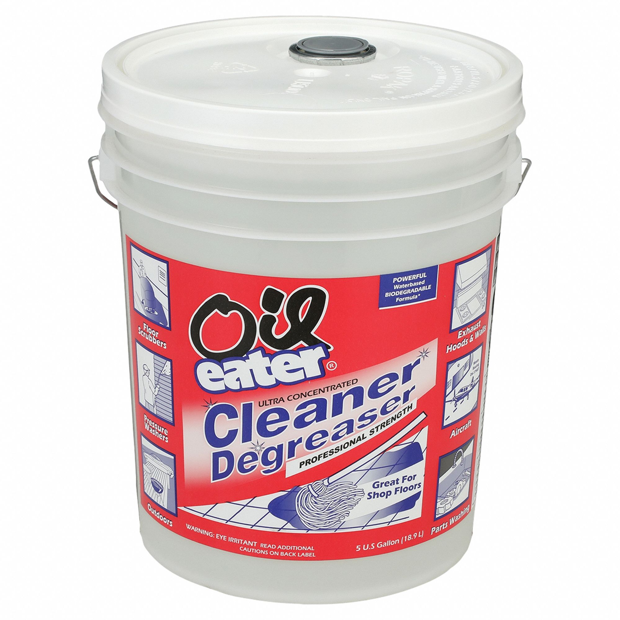 OIL EATER, Water, Dirt/Grease/Grime/Oil, Parts Washer Cleaner 4NHH7