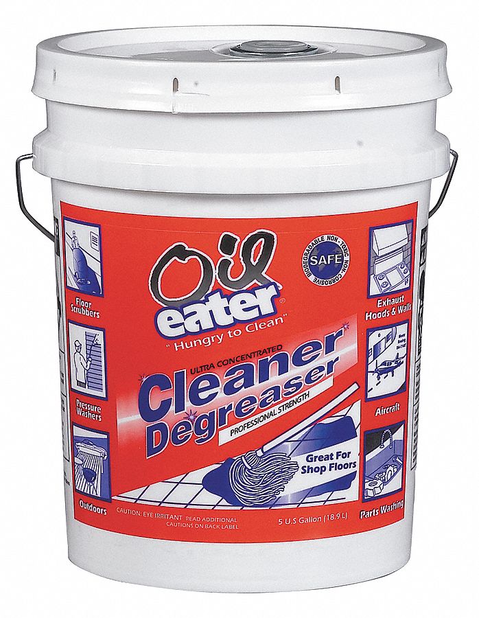 OIL EATER, Water, Dirt/Grease/Grime/Oil, Parts Washer Cleaner 4NHH7