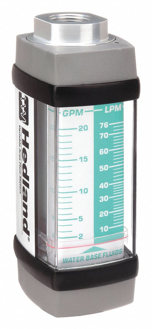 HEDLAND, WaterBased Fluid Meter, Scale, Mechanical Flowmeter 4NMZ3H713A020 Grainger