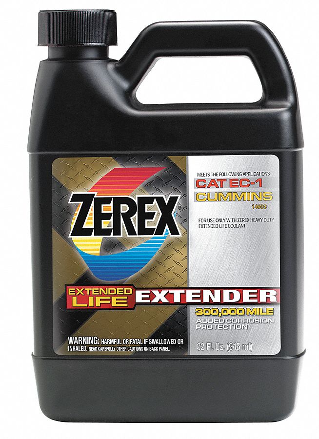 ZEREX Antifreeze Coolant, 32 oz., Plastic Bottle, Dilution Ratio 50/