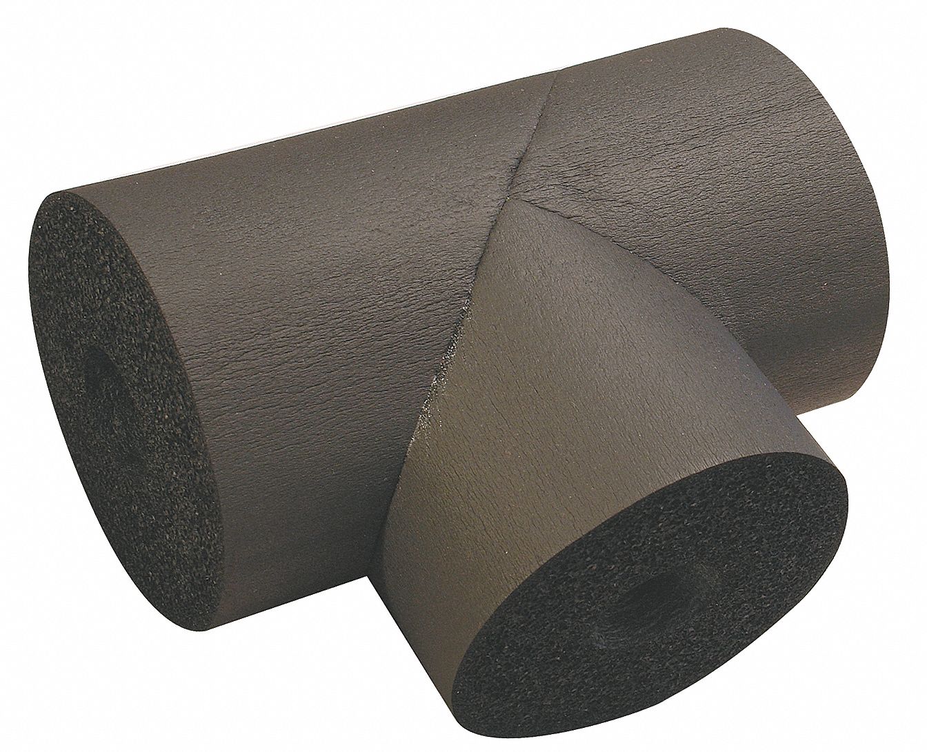 KFLEX USA 1" Thick NBR/PVC Tee Pipe Fitting Insulation, 6.7 Approx. R Value, Black 4NRJ8801