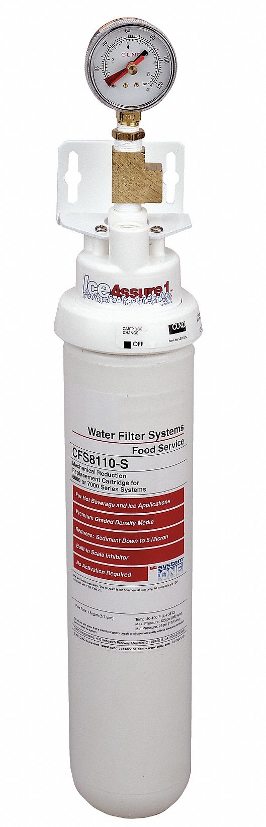 3M WATER FILTRATION PRODUCTS 3/8" Polypropylene Ice Machine Filter