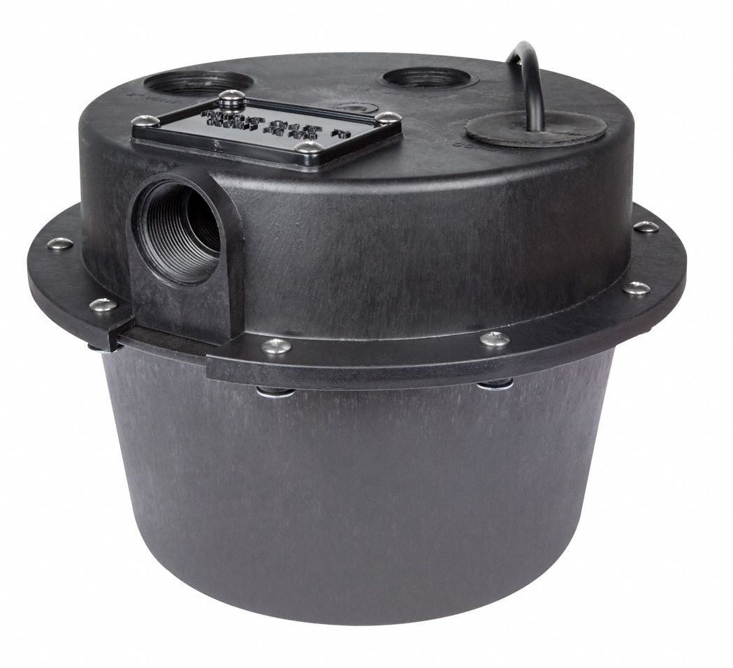 LITTLE GIANT Sink Drain Pump System 1/3 hp HP, 9 A Amps, 46 gpm Flow