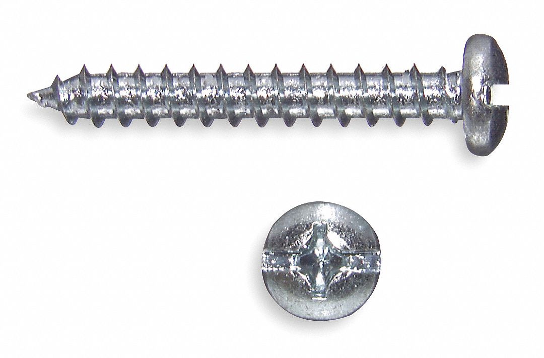 GRAINGER APPROVED 12 x — ZincPlated Case Hardened Steel Sheet Metal