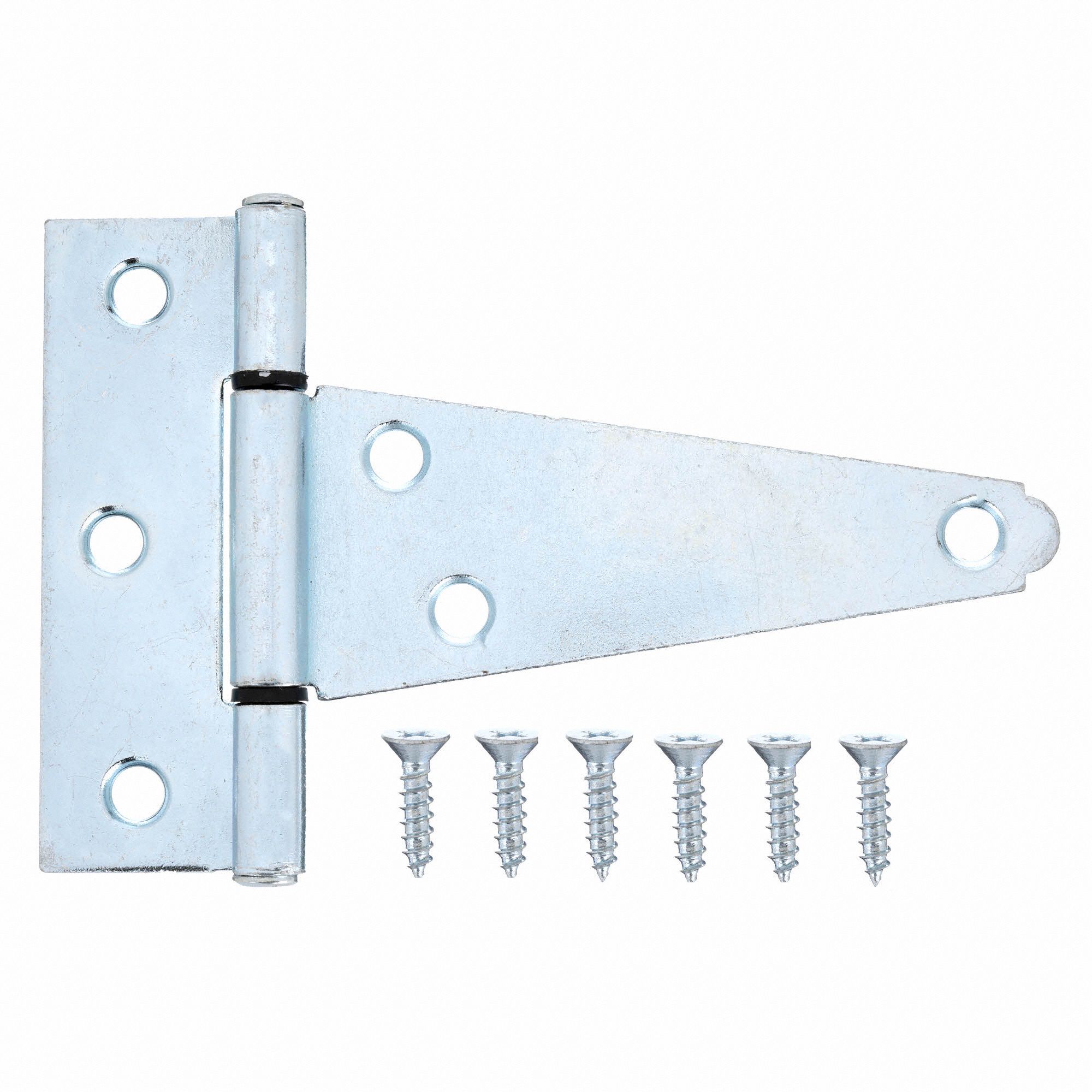 GRAINGER APPROVED 3 3/16 in x 1 1/4 in Steel Tee Hinge with 3 Holes per