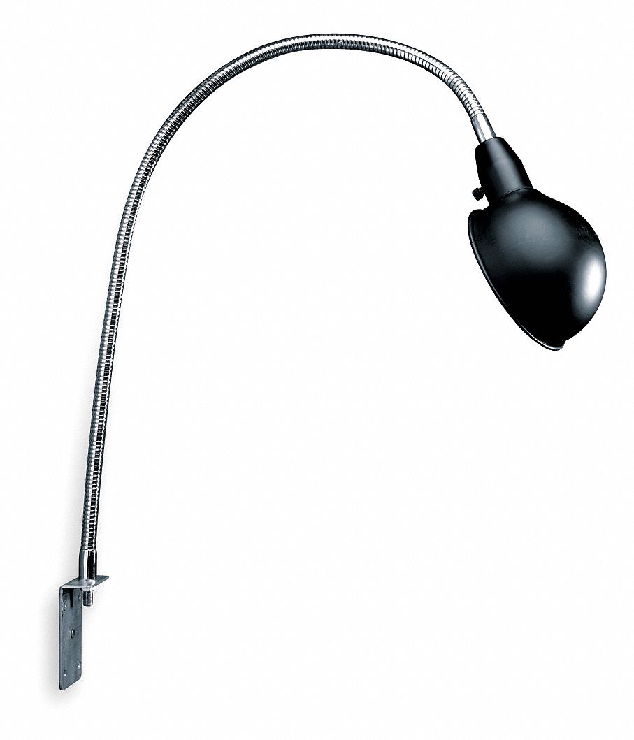 LUMAPRO Gooseneck Task Light, Incandescent, 24 in Arm Length, 600 lm