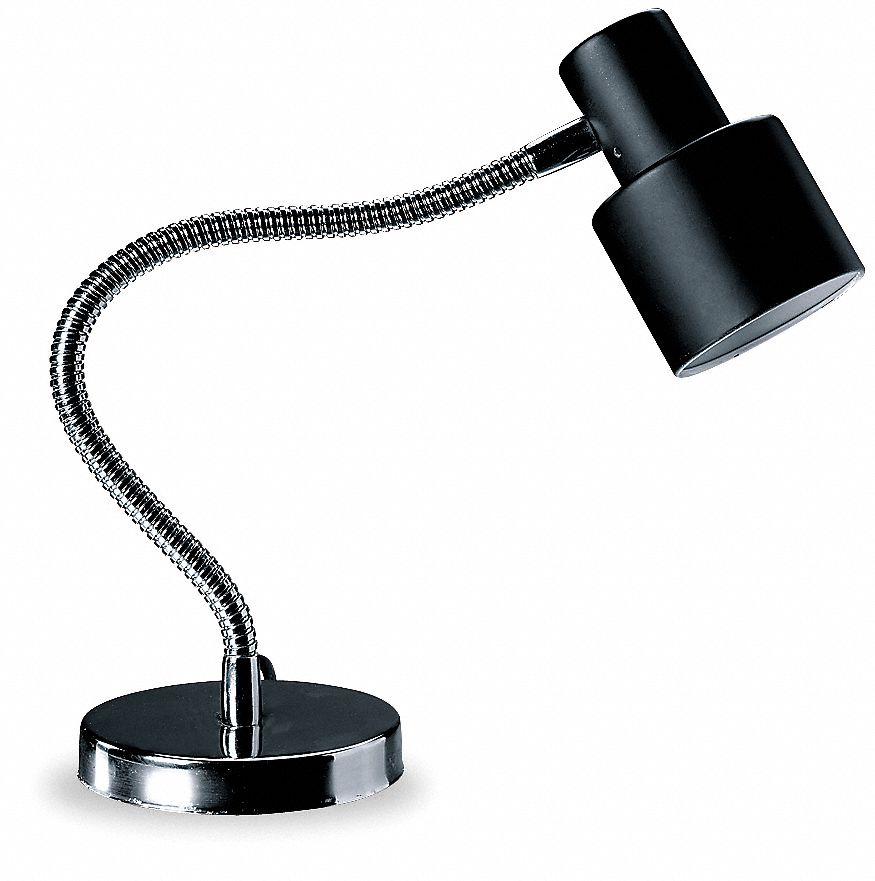 LUMAPRO Gooseneck Task Light, E26 Bulb, 18 in Arm Length, 600 lm Lumens