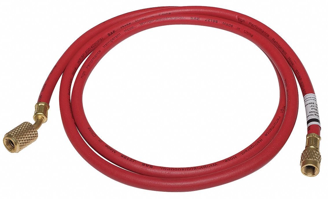 DAYTON High Side Hose, 30°, 1/4 in Female - 4PDG6|4PDG6 - Grainger