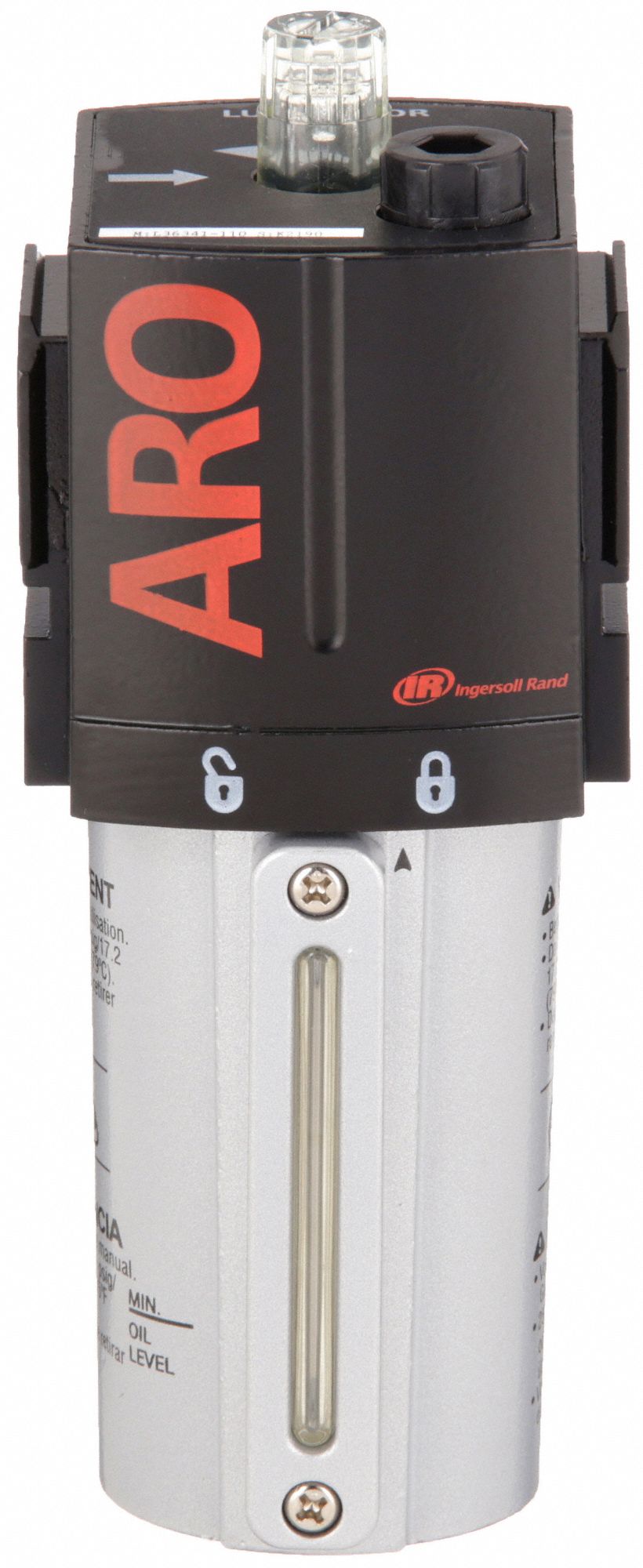 ARO Compressed Air Lubricator Mist, 1/2 in NPT, 156 cfm, 250 psi Max