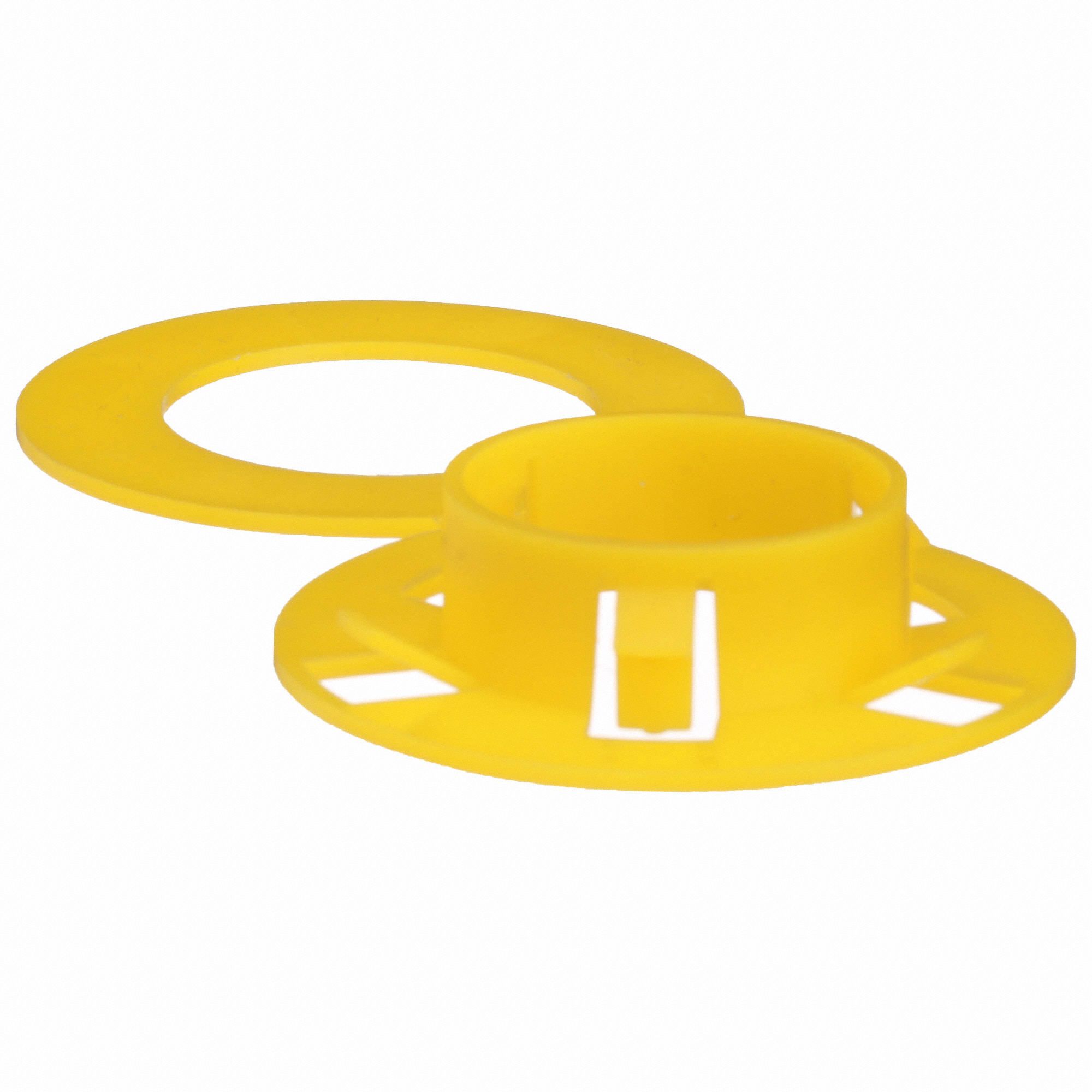 BLINE BY EATON Metal Stud Grommet, Snapin, Color Yellow, Slot Width 3