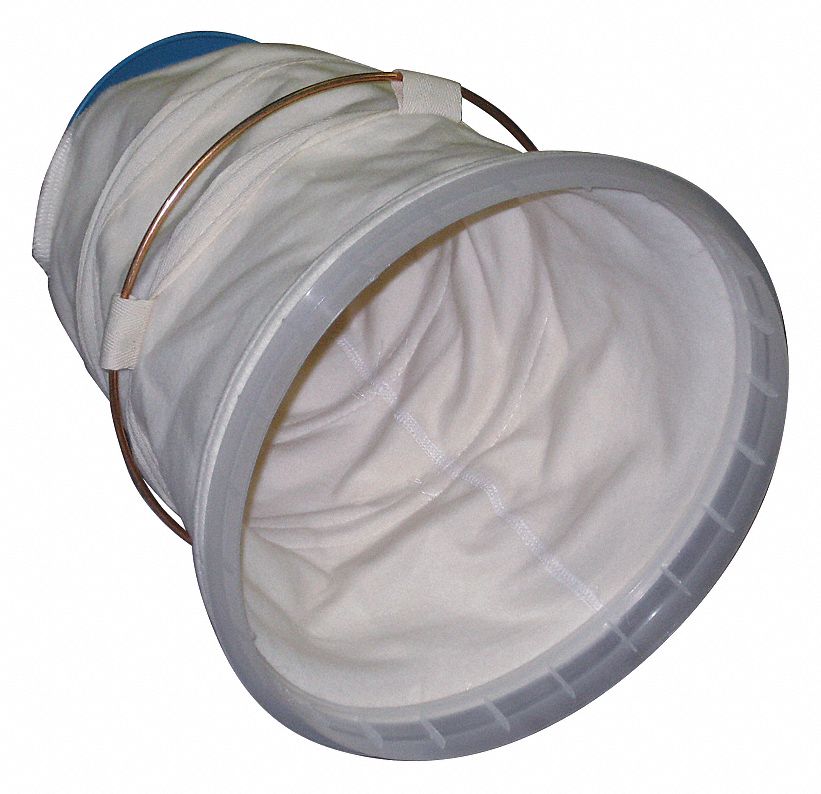 NILFISK Sleeve Filter, Cloth, Standard Filtration Type, For Vacuum Type