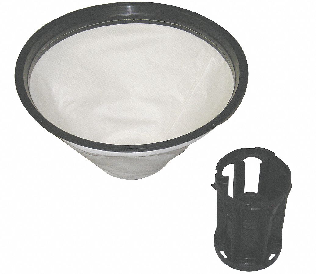 NILFISK Dome Filter, Cloth, Standard Filtration Type, For Vacuum Type