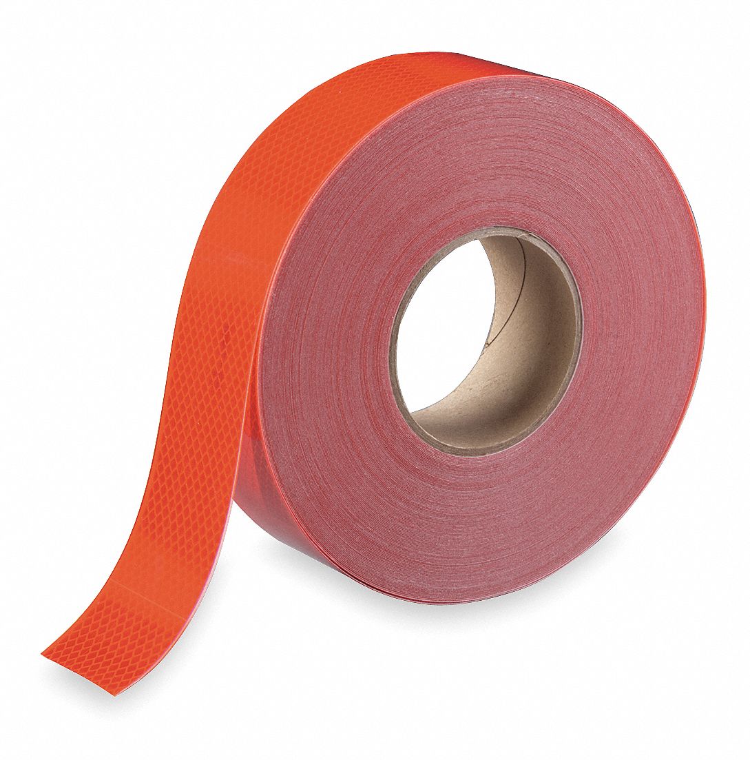 3M Premium Grade Reflective Tape, 6 in Width, 150 ft Length, Emergency