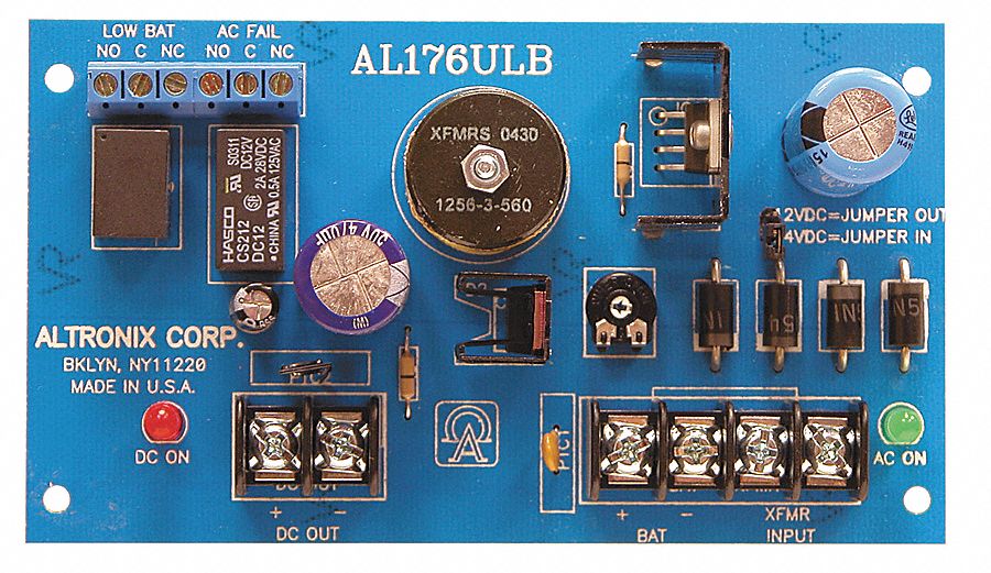 ALTRONIX, 28V AC, Power Supply Supervised 2Out 12Dc/24Dc 1.75A