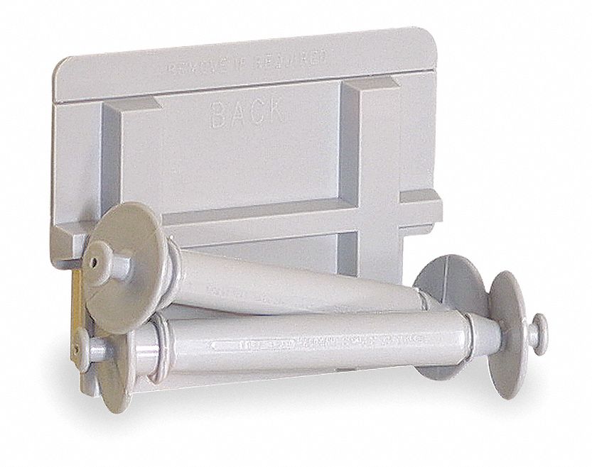 Toilet Paper Roll Spindle, Compact(R), Coreless Toilet Paper Type, Gray