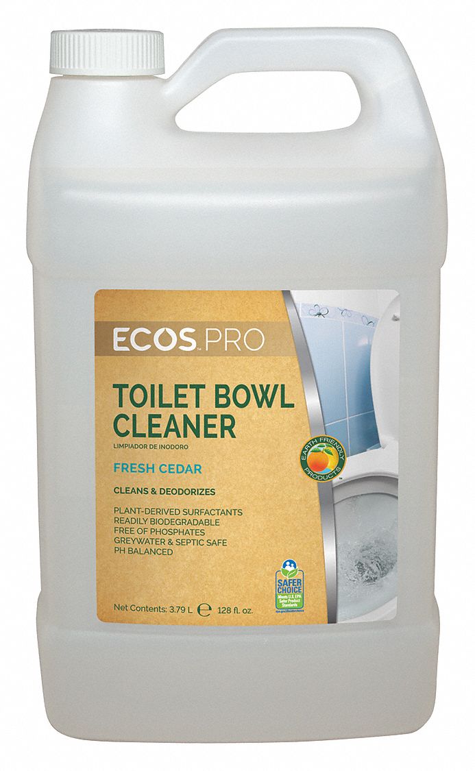 ECOS PRO Toilet Bowl Cleaner, 1 gal. Jug, Unscented Liquid, Ready To