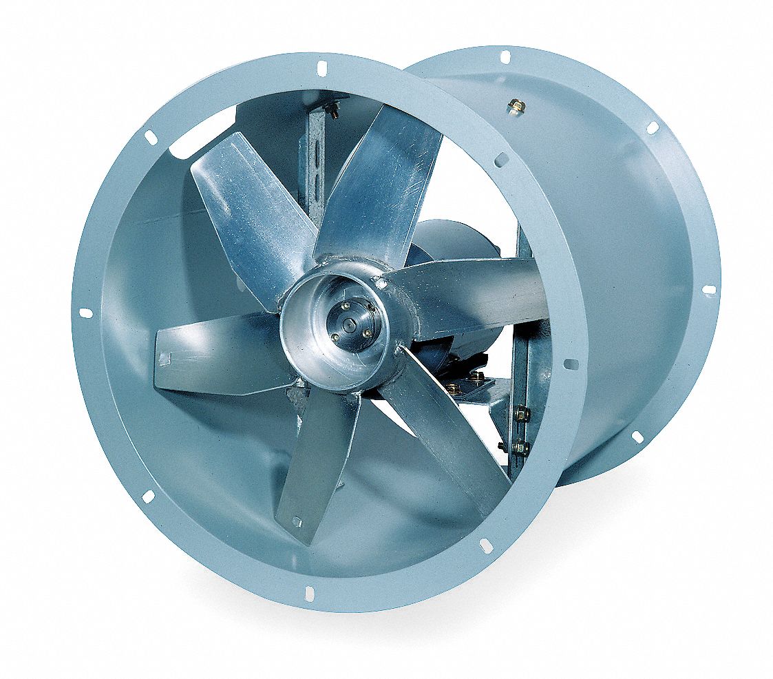 DAYTON 18" Tubeaxial Fan, Motor HP 3/4, Voltage 115, 1 Phase 4TM83