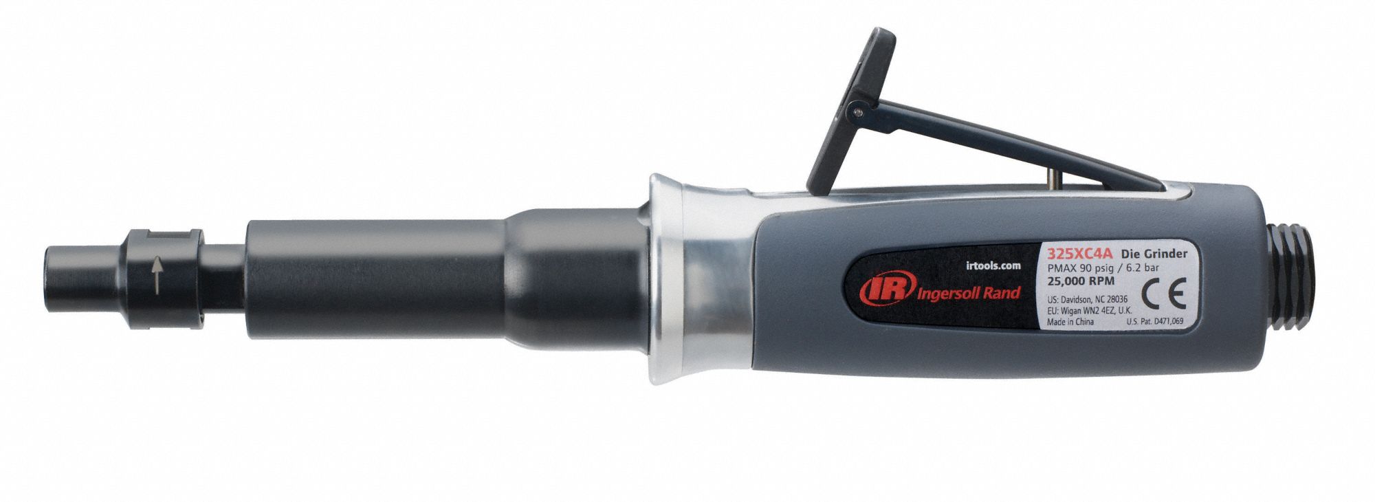 INGERSOLL RAND Air Powered, Die Grinder, Medium Duty, 25,000 RPM, 0.4