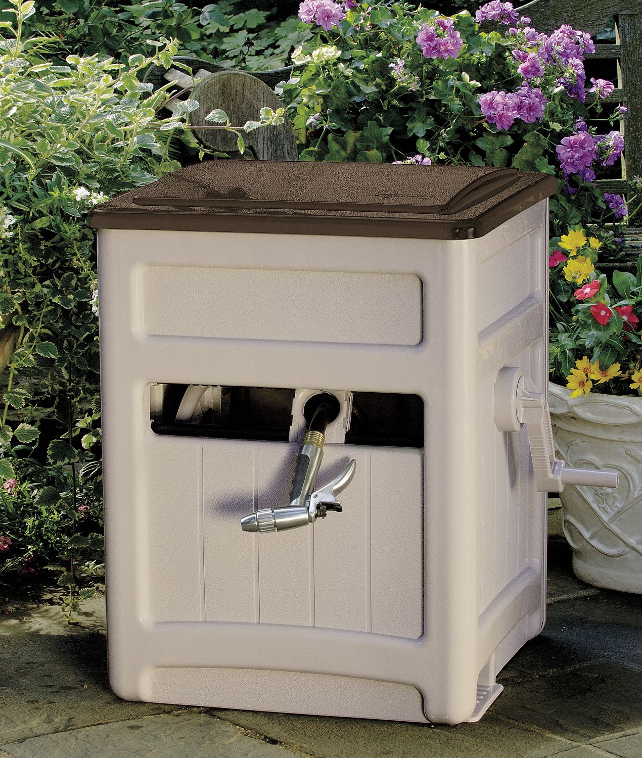 225 ft (5/8 in I.D.), 15 in Reel Dia, Garden Hose Reel 4TMJ6STB200B