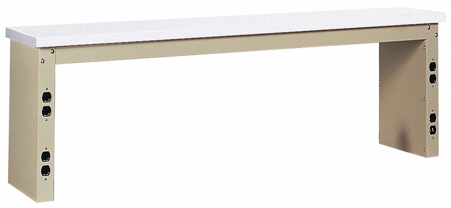 EDSAL Shelf Riser,72 W x 15 D x 18 in. H,Putty 4TW95TB1274 Grainger